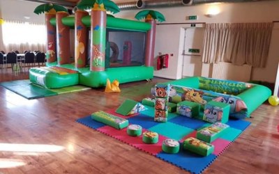Jungle bouncy castle package
